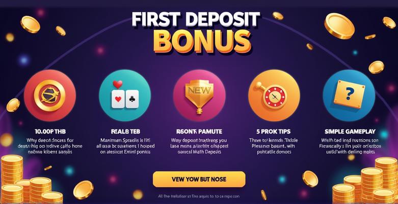 โปรโมชั่นฝากครั้งแรกเครดิตฟรี 10,000 บาท