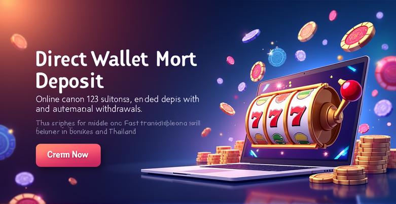 สล็อตเว็บตรงวอเลท ฝากถอนออโต้ ที่รวดเร็ว ปลอดภัย